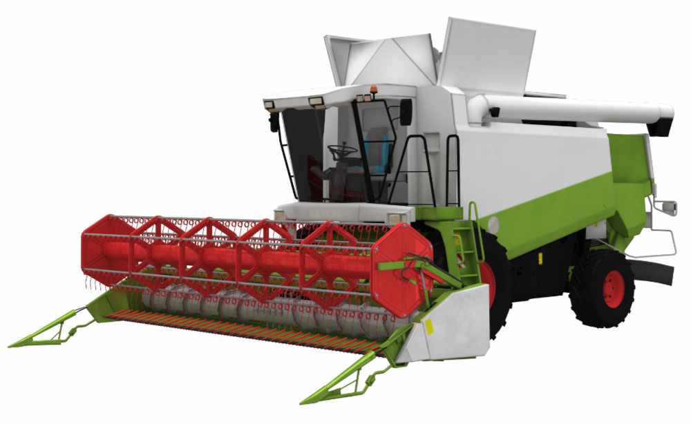 AI cameras from WorkWarn Vehicle safety for agricultural machinery Combine harvester harvesting machine in agriculture agribusiness